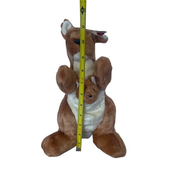 Ty Beanie Buddy 2000 Pouch The Kangaroo Plush Toy w/Baby Joey - Picture 6 of 15